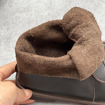 Bottines en cuir - style britannique