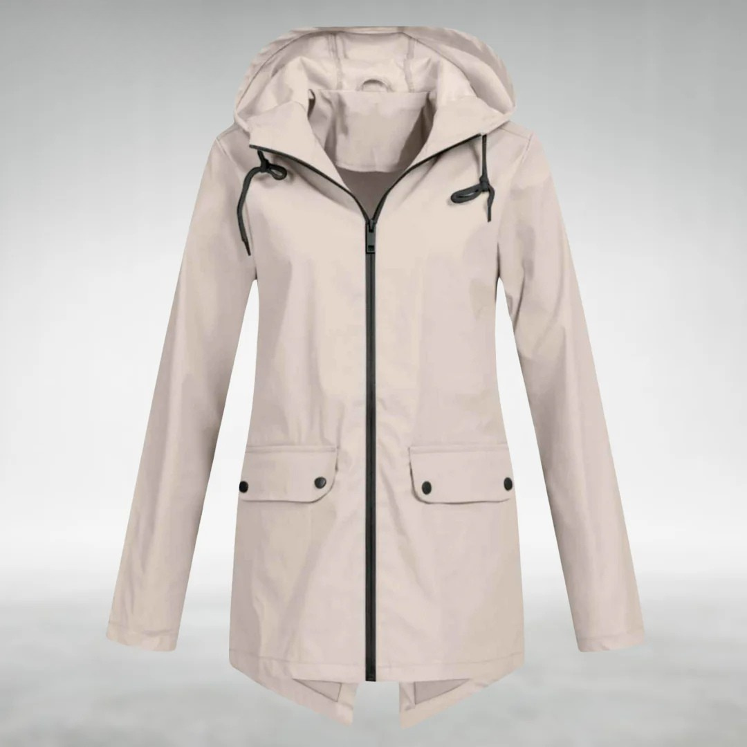 Calira – Imperméable à capuche ajustable