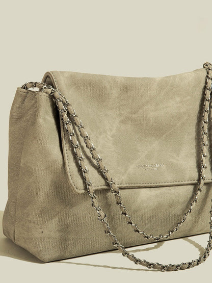 Sac Sous-épaule Grande Capacité avec Chaîne