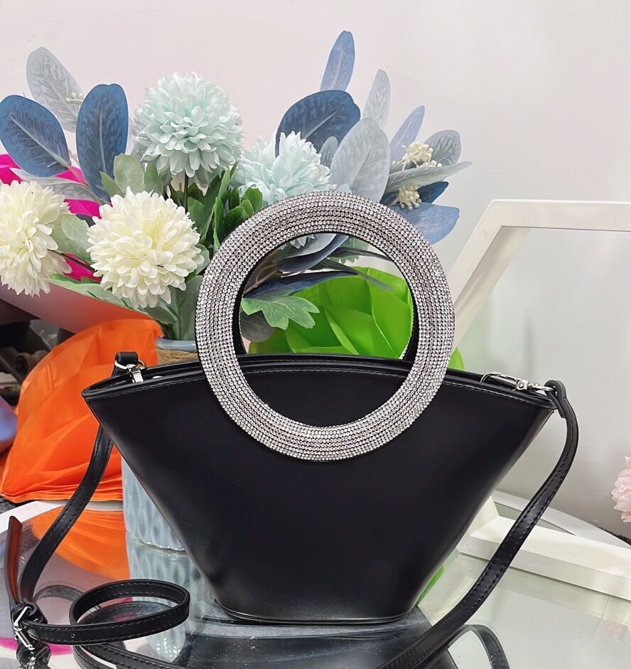 Sac  Poignée Diamant Chic Élégant