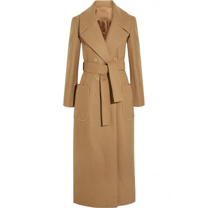 Manteau long oversize en cachemire