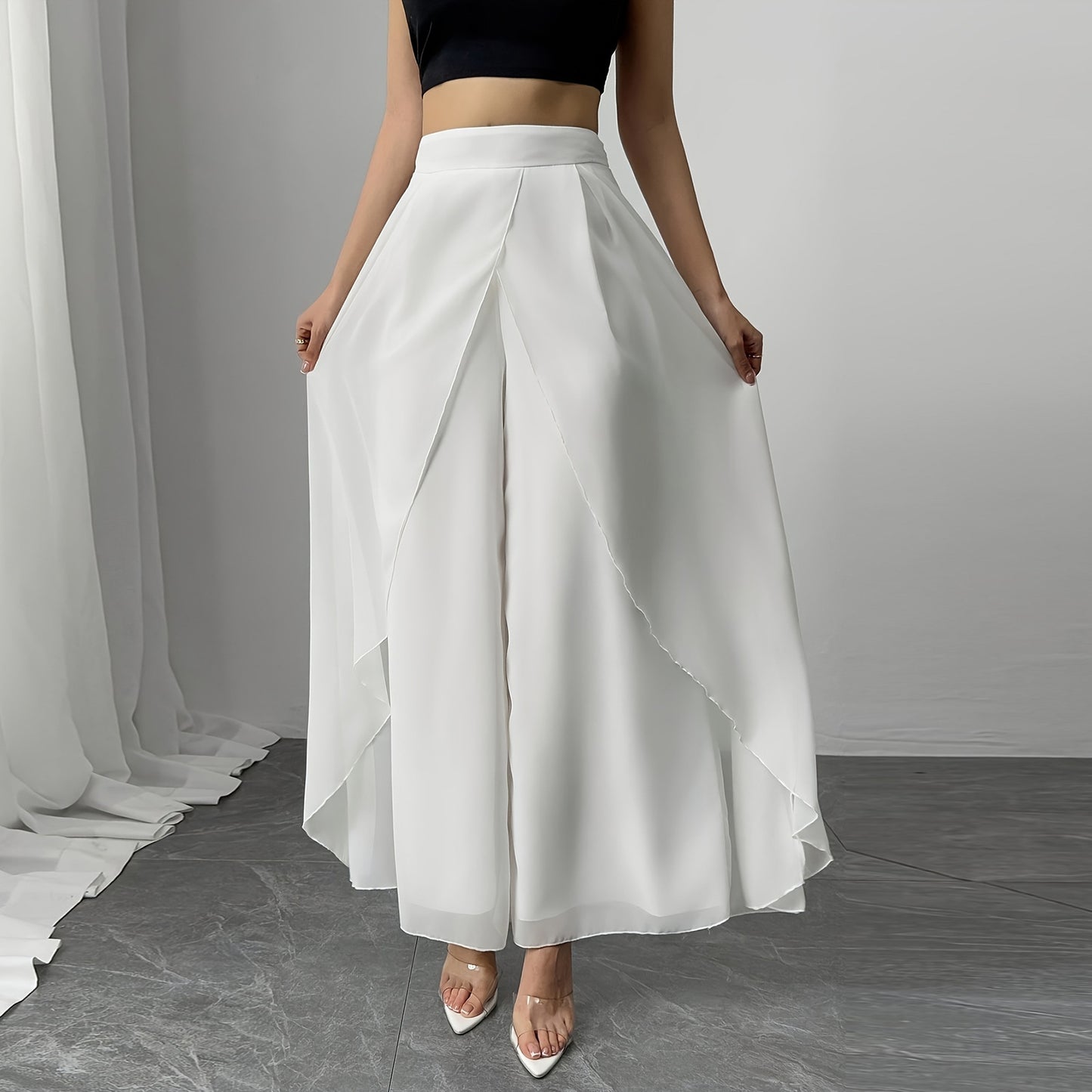 Pantalon Habillé Fluide