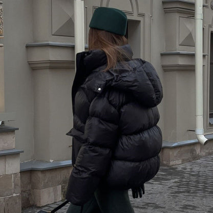 Chivogue Manteau Matelassé à Capuche