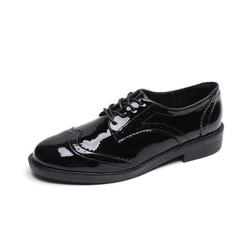 Chaussures  en Cuir avec Lacets, Style Britannique