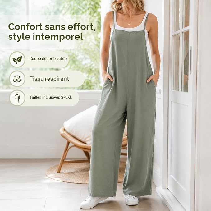 Salopette chic décontractée