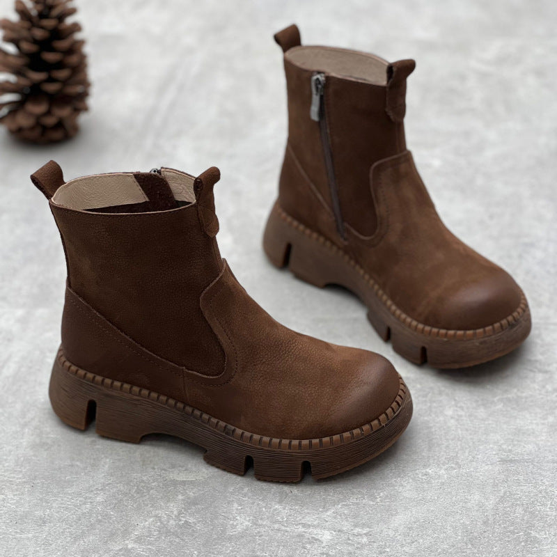 Bottines cuir authentique