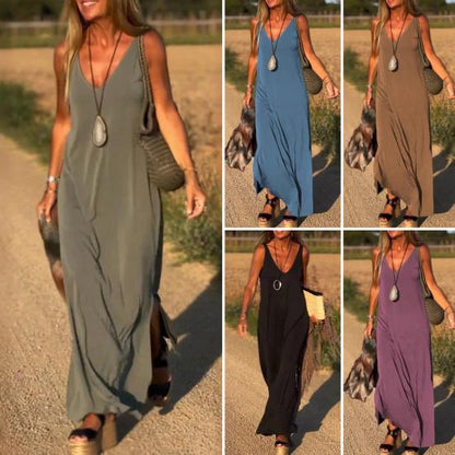 Robe longue effet glamour