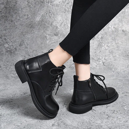 Bottes Martin en cuir souple - classique