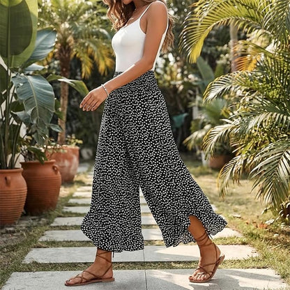 Pantalon Palazzo Fleuri