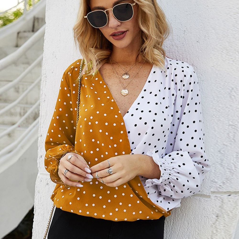 Blouse Chic à Pois