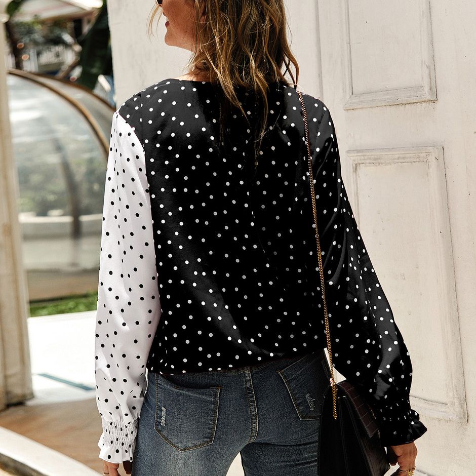 Blouse Chic à Pois