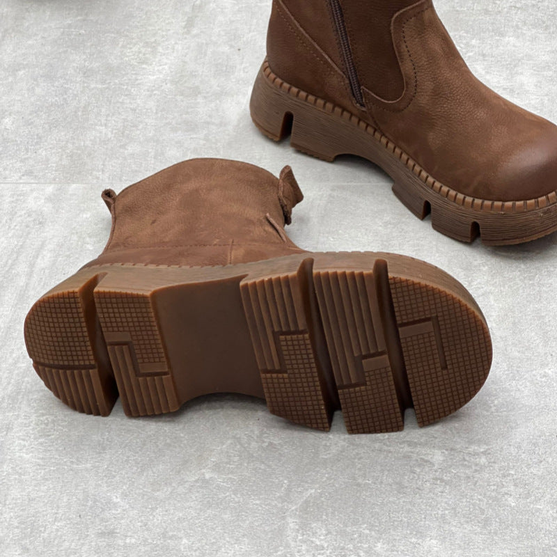 Bottines cuir authentique