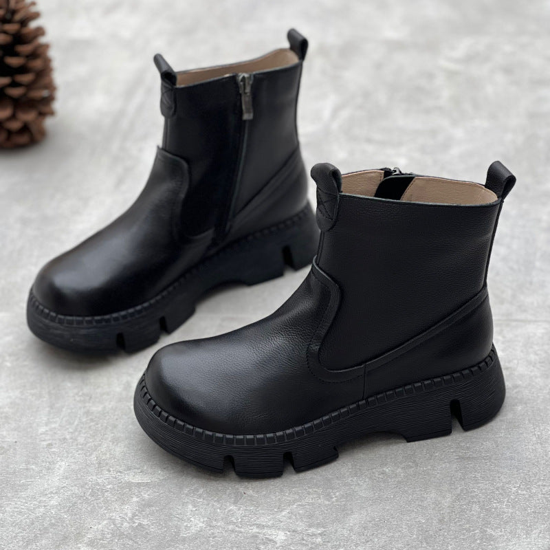 Bottines cuir authentique