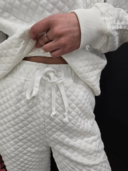 ENSEMBLE MATELASSE BLANC