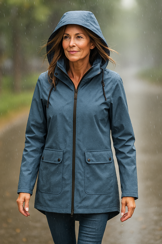 Calira – Imperméable à capuche ajustable