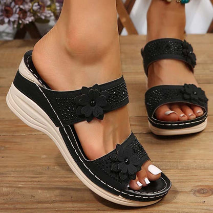 Sandales Charme Fleuri