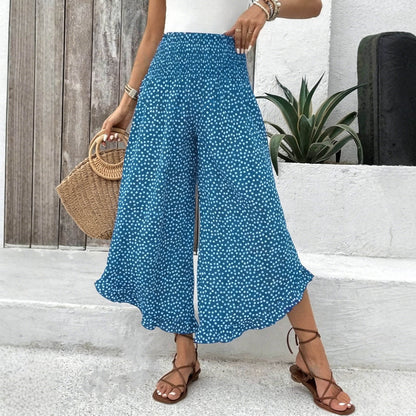 Pantalon Palazzo Élégance à Volants