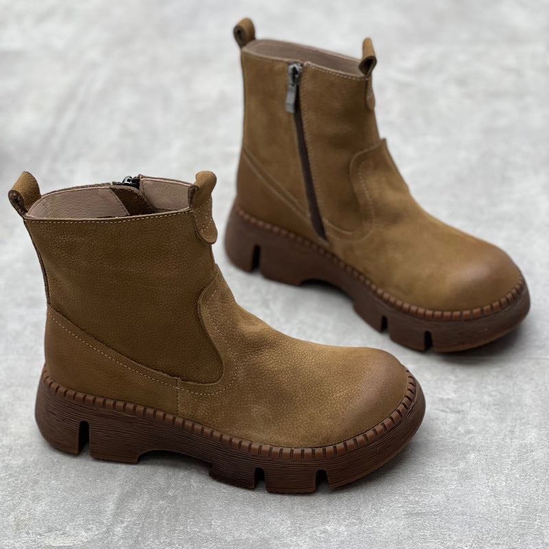 Bottines cuir authentique