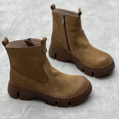 Bottines cuir authentique