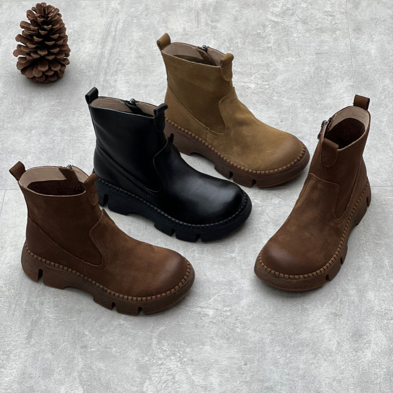 Bottines cuir authentique