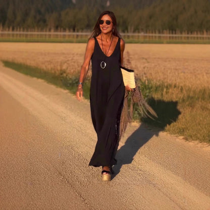 Robe longue effet glamour