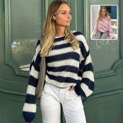 Pull Rayé Oversize