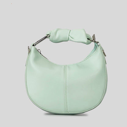 Mini Sac avec Couture Niche et Poignée Nouée
