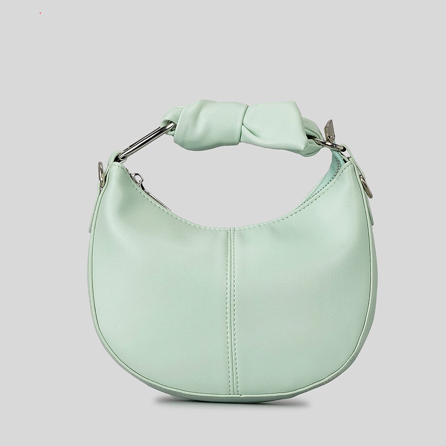 Mini Sac avec Couture Niche et Poignée Nouée