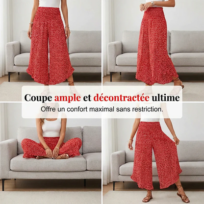 Pantalon Palazzo Élégance à Volants