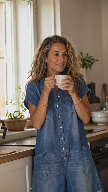 Combishort style utility femme