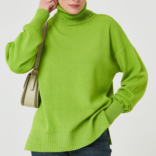 Élora – Pull Élégant à Col Roulé