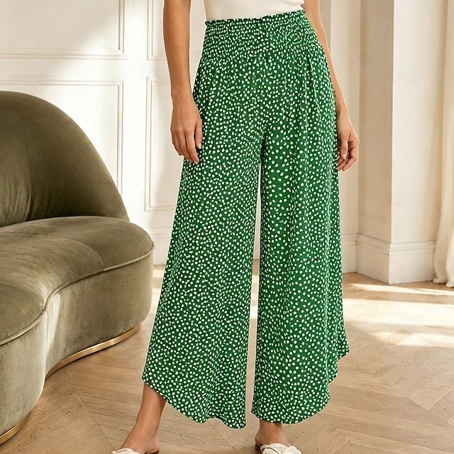 Pantalon Palazzo Fleuri