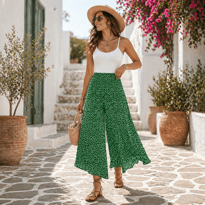 Pantalon Palazzo Élégance à Volants